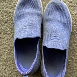 Purple Slip On Gym Shoes