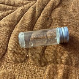 Vial Of Toenail Clippings