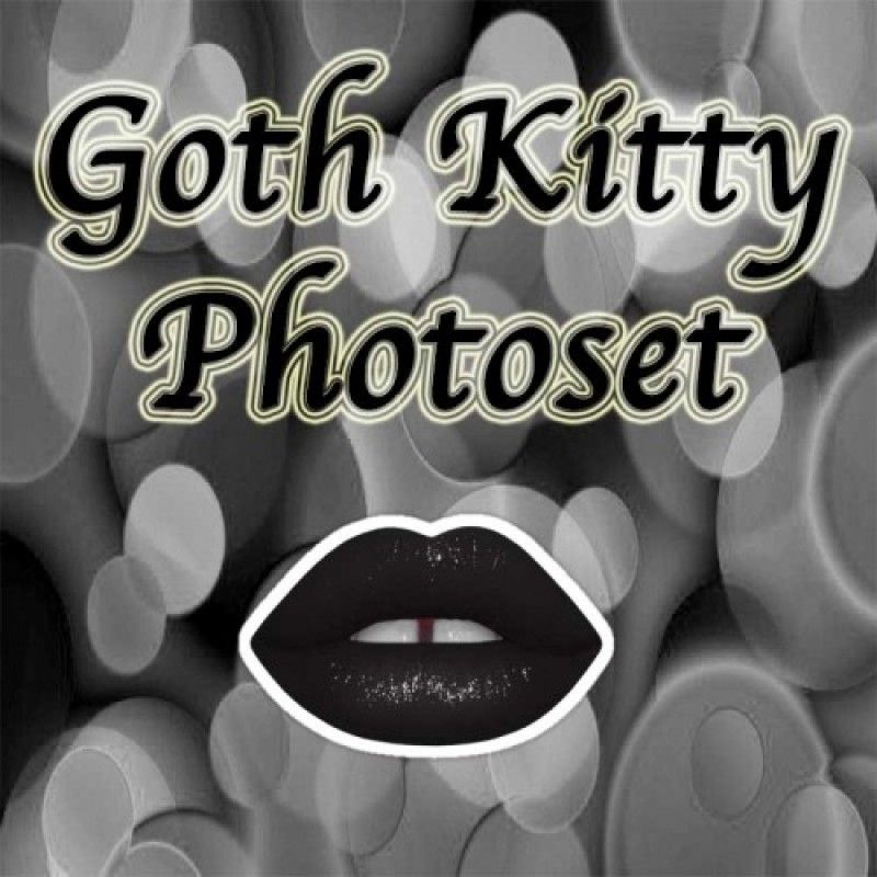 Goth Kitty Photo Set