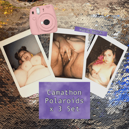 Birthday Camathon Polaroids x 3 Set