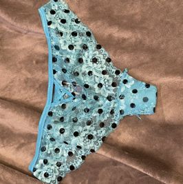 blue polka dot Panty