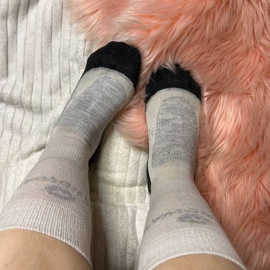 Grey thermal socks