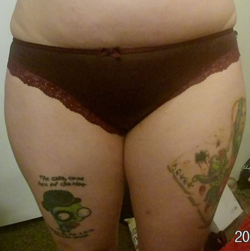 maroon panties