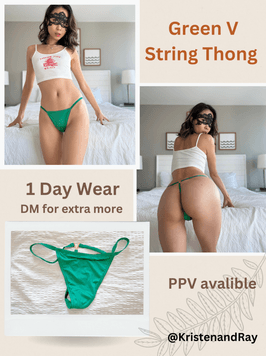 Green V String Thong PPV avaialble