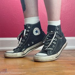 Vivis Dirty Converse All Stars