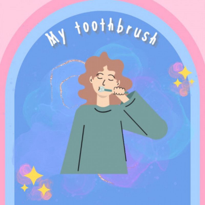 My used toothbrush