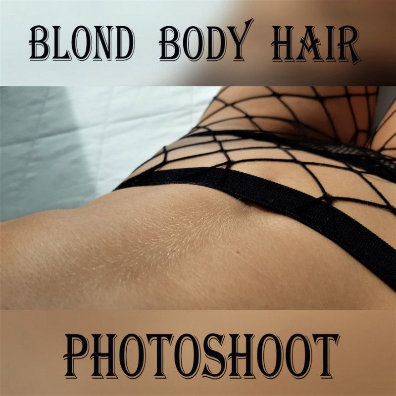 Blond Body Hair PhotoShoot