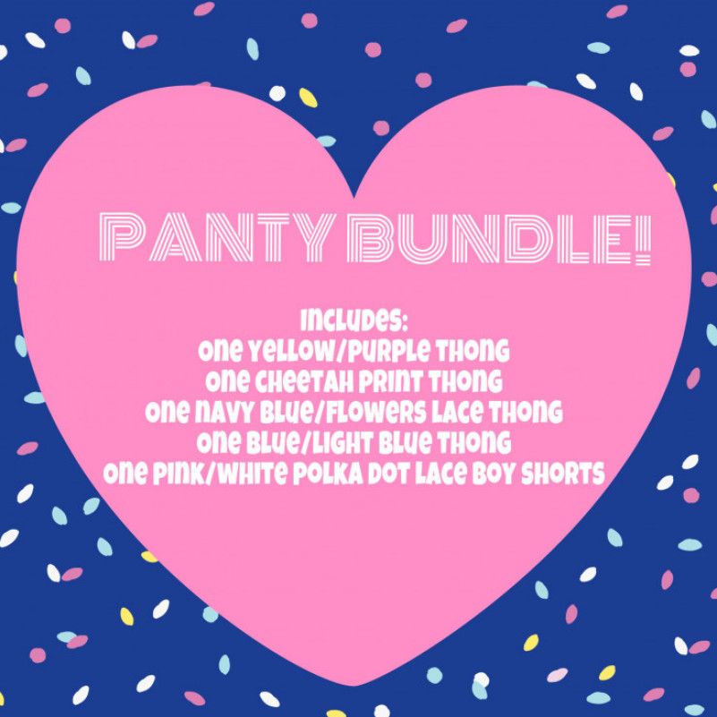 Panty Bundle! 5 pairs for 100!