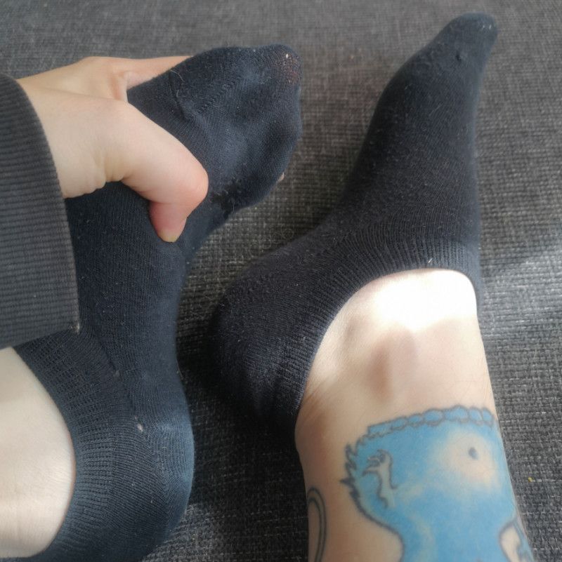 Black ankle socks