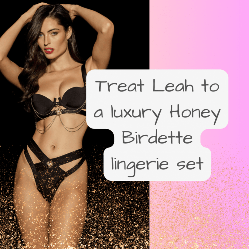 Treat me: Honey Birdette Luxury Bra and Pantie set