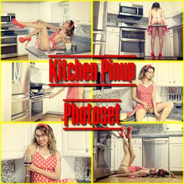 Kitchen Pinup PhotoSet