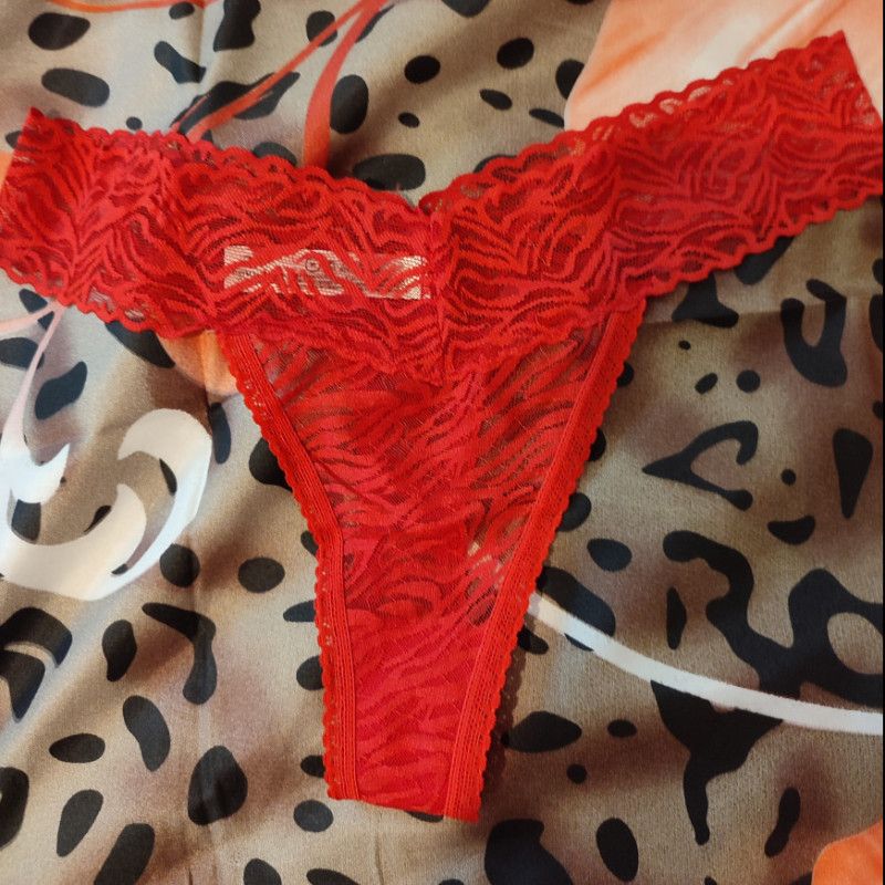 Sexy red thongs