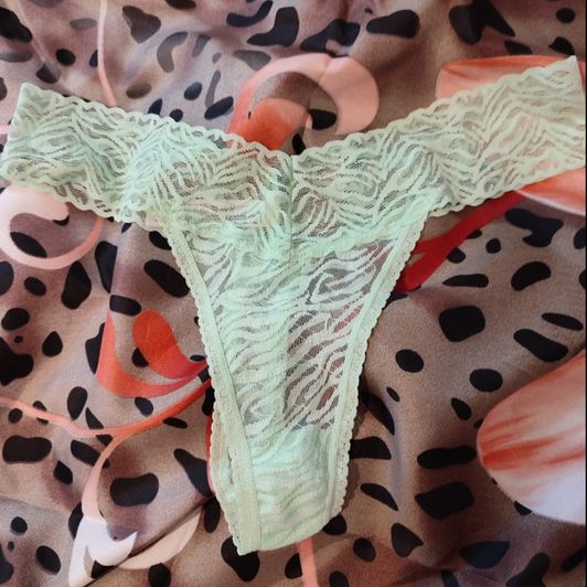 Sexy light green thongs