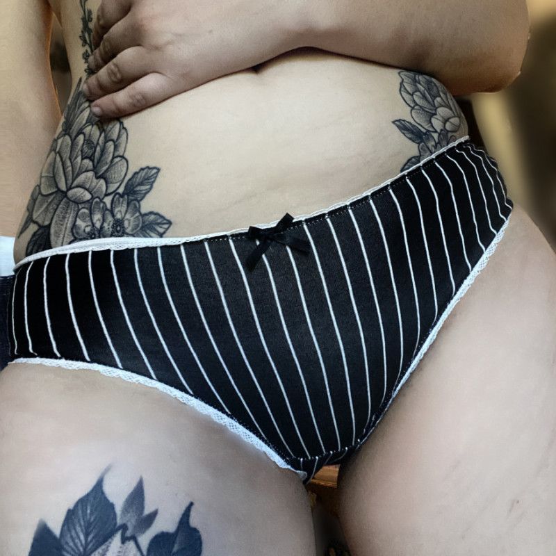 striped pair of panties