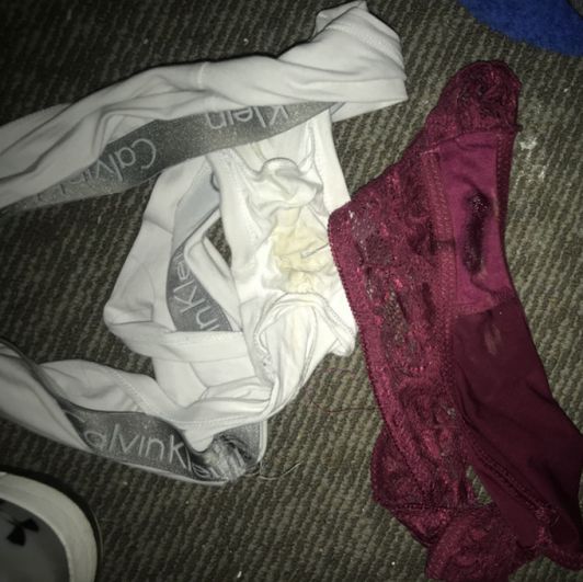 Dirty cum panties