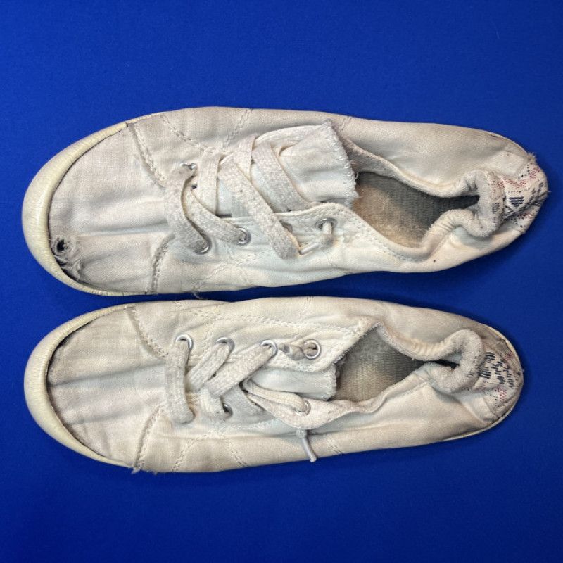 Dirty White Shoes Worn for YEARS