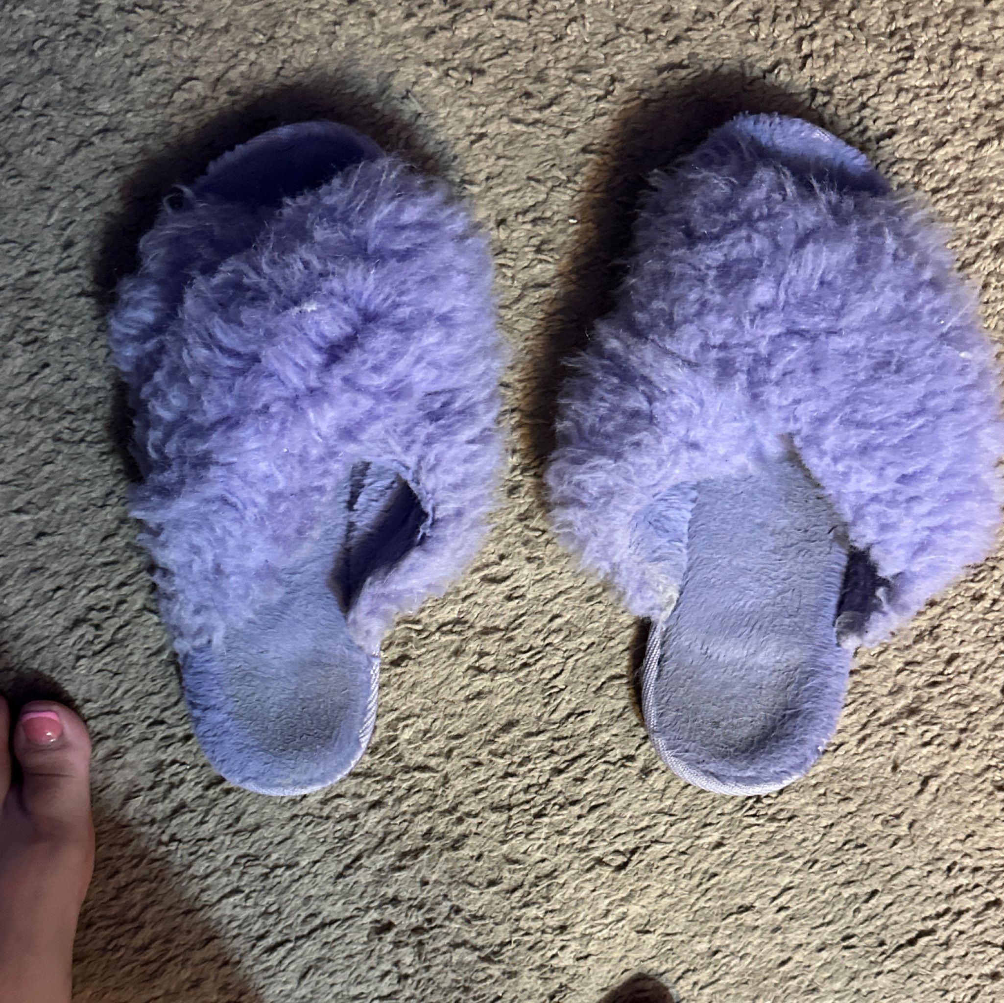 Worn slippers never washed