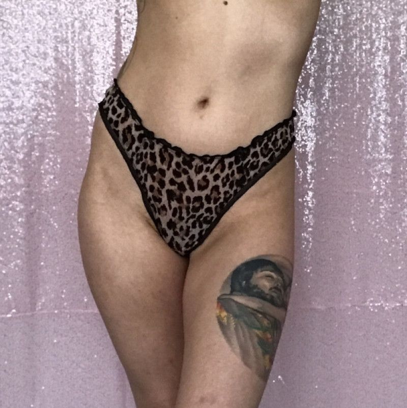 Victoria Secret Leopard Print Thong