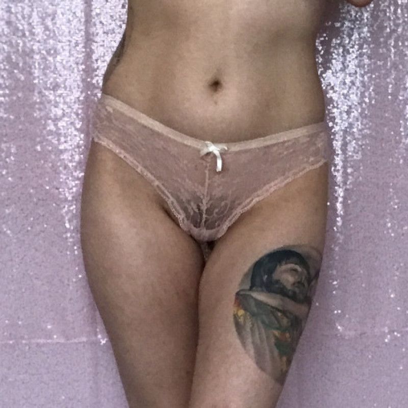 Peach Lace Panties