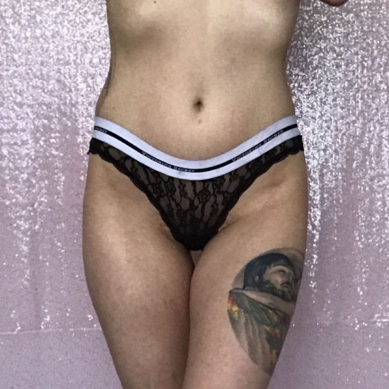 Victoria Secret Black Lace Panties