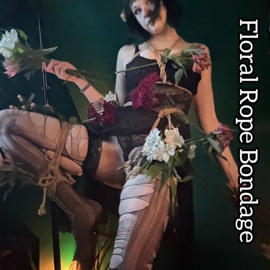 Floral Rope Bondage Photo Album