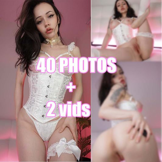 White corset photoset