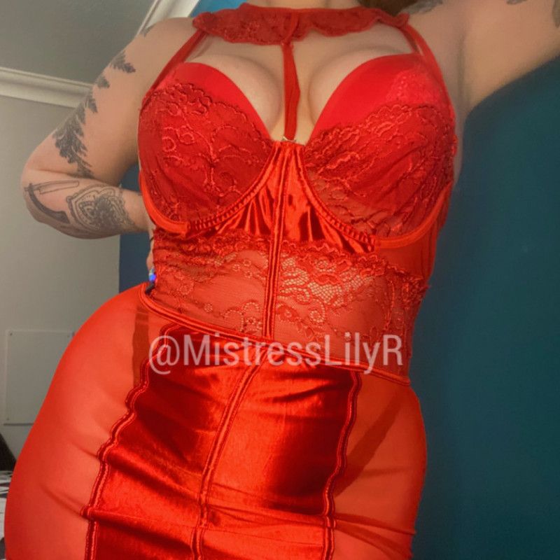 Red Lingerie Bodice