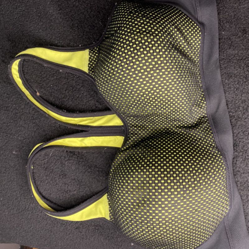 LARGE NEON YELLOW SPORTS BRA