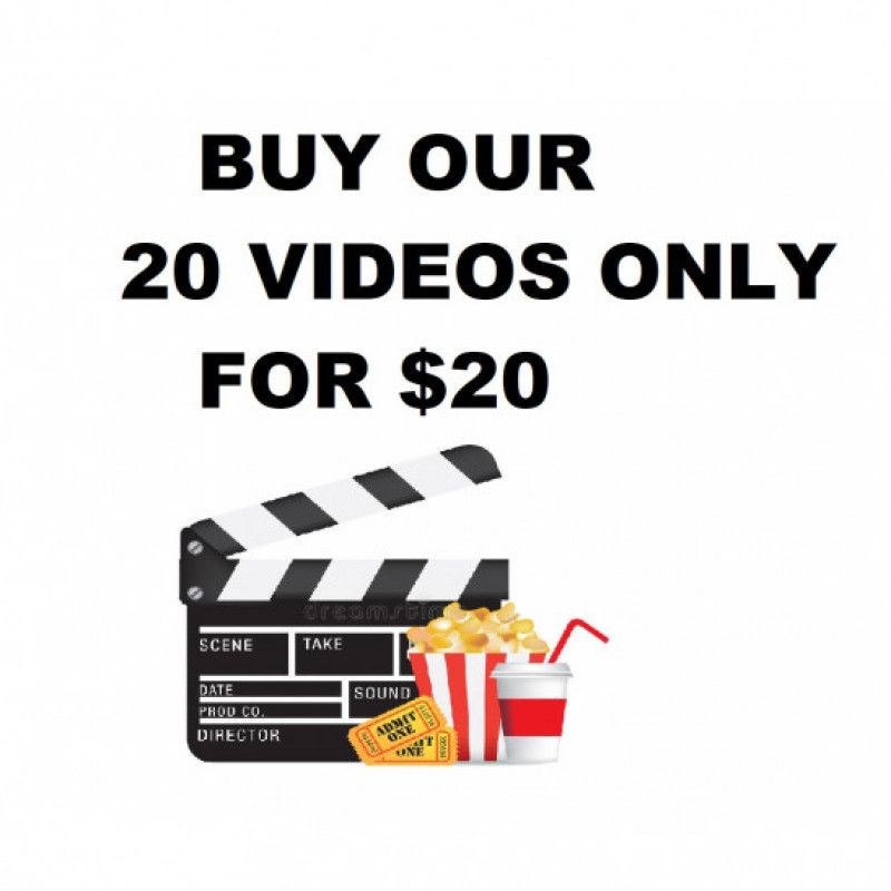 20 Hot videos only 20dollars