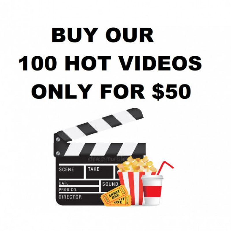 100 videos only for 50dollars