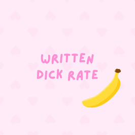 Written Dick Rate