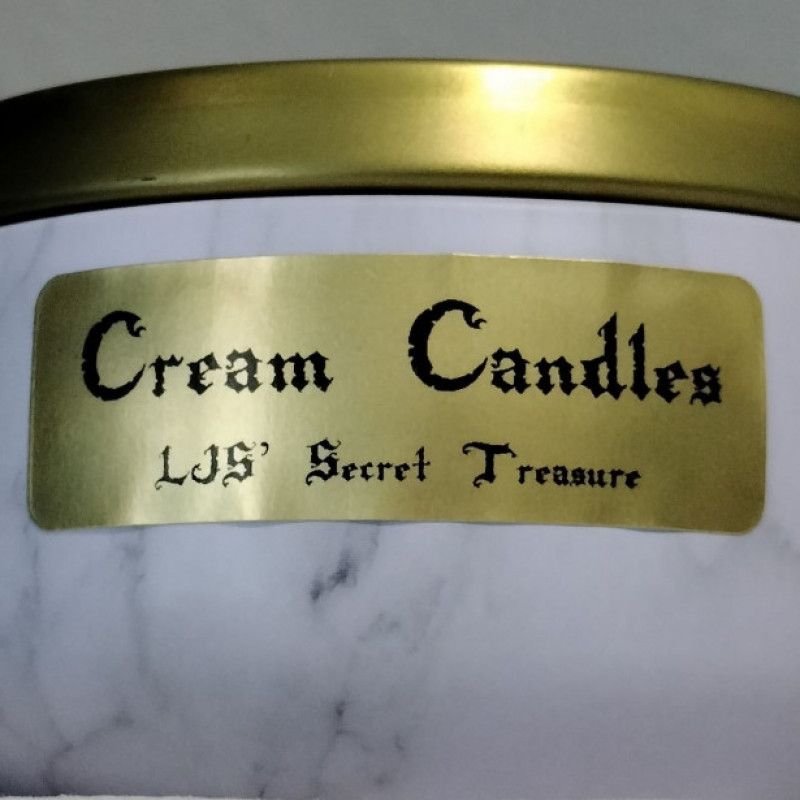 Cream Candles