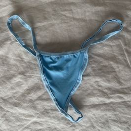 blue thongs