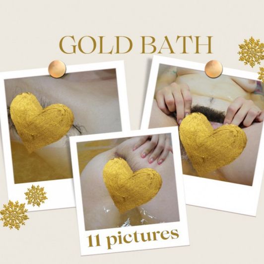 GOLD BATH SET 11 pics