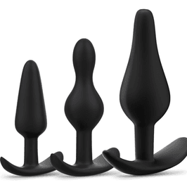 USED flexible anal plugs