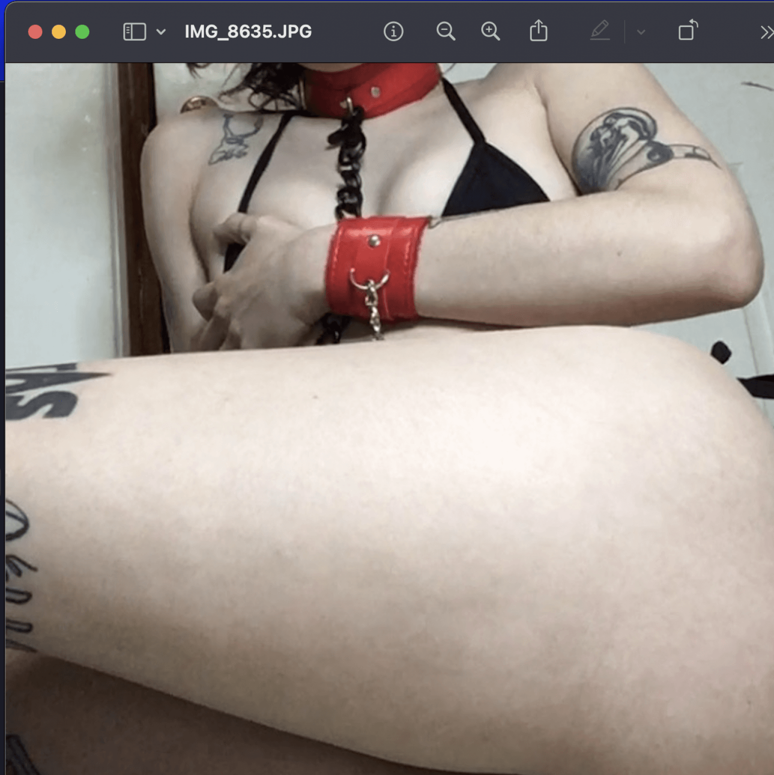 BONDAGE MICRO BIKINI PHOTOSET