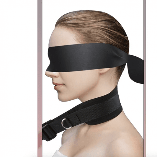 used silk blindfold