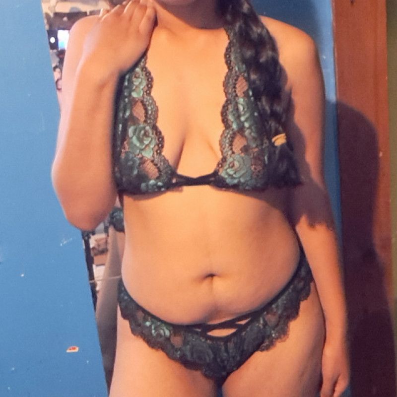 Green Flower Lingerie