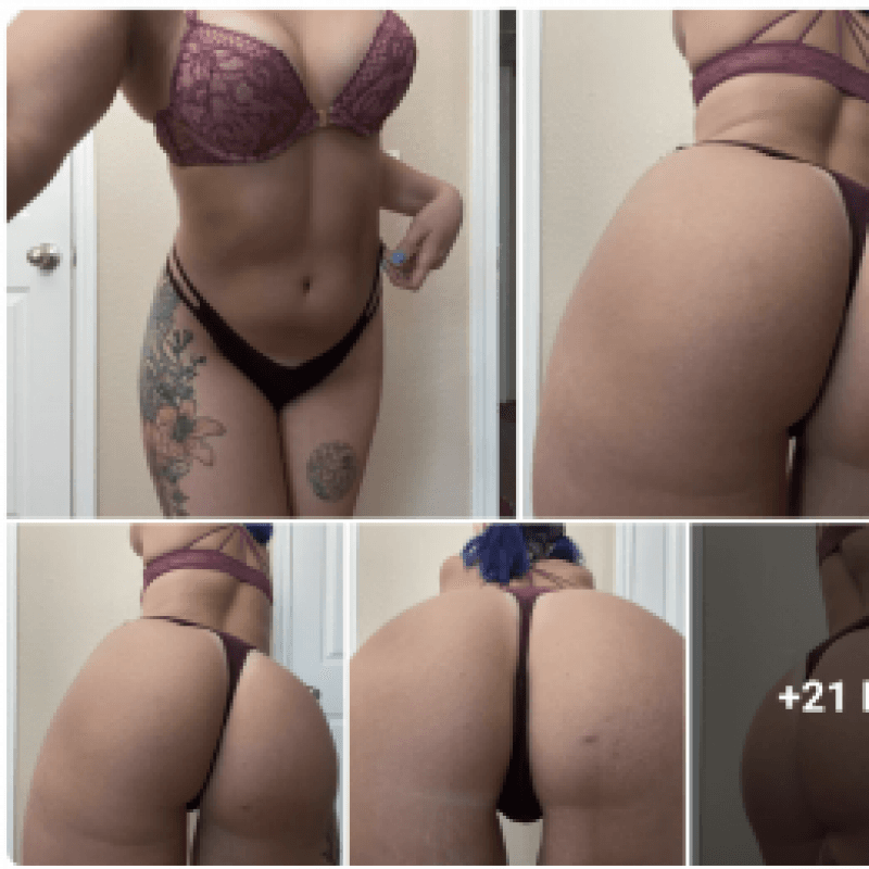 purple panties photoset