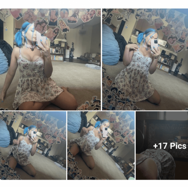 floral sundress photoset