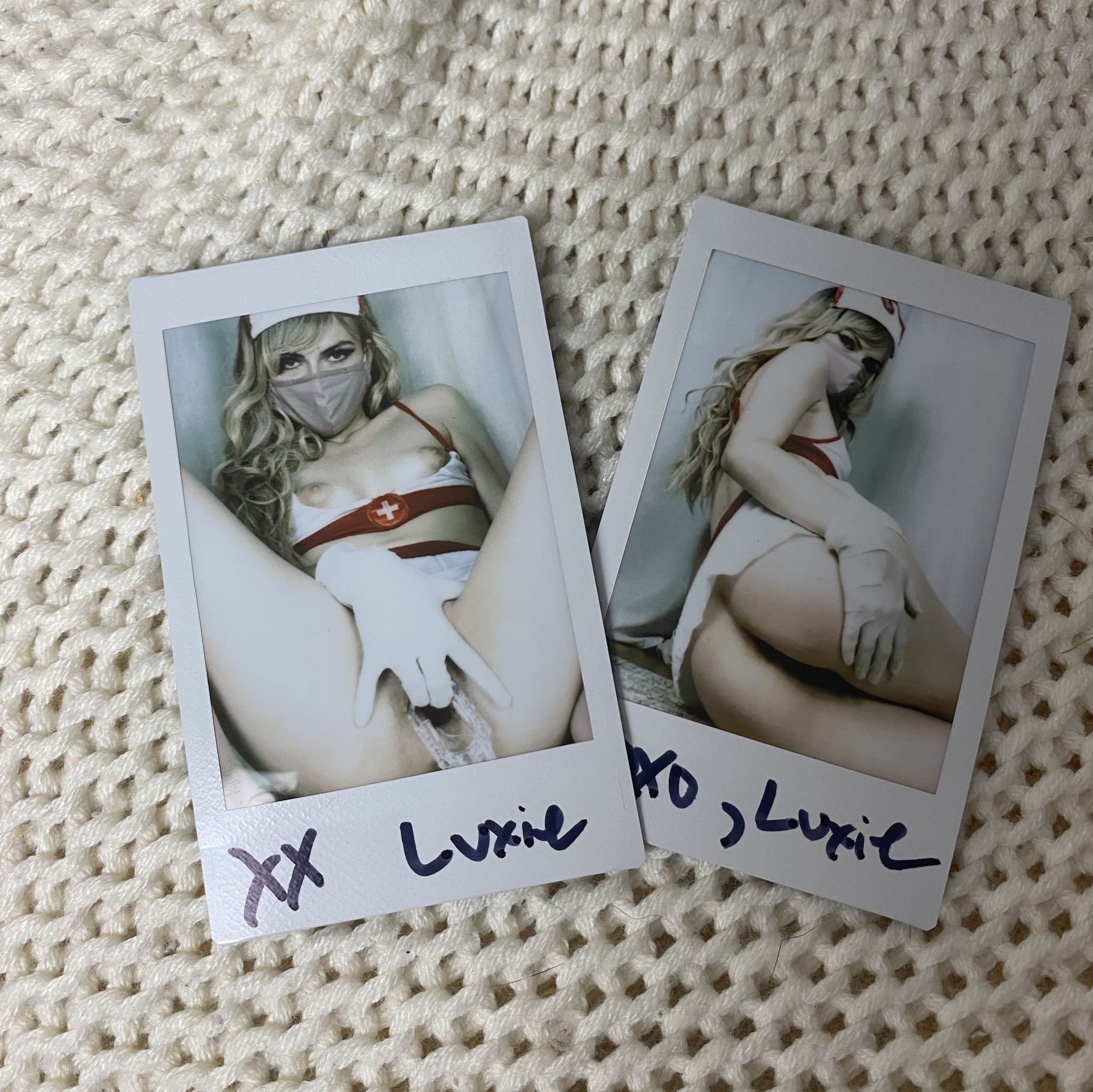 Signed Polaroids