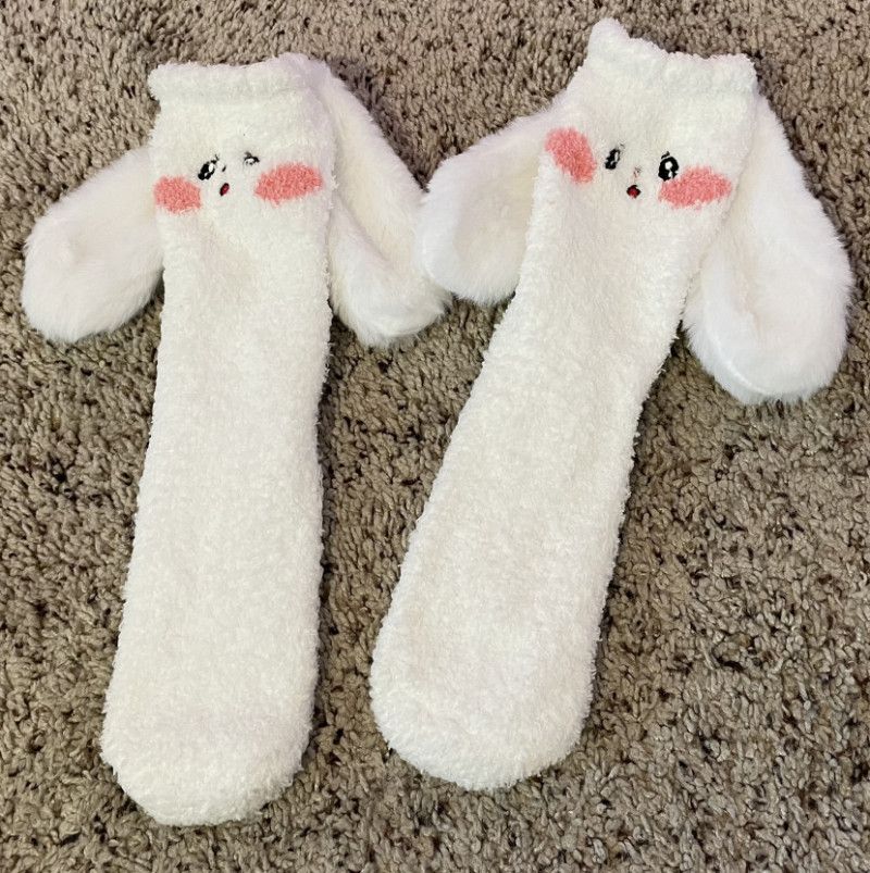 Extremely Fuzzy Bunny Socks