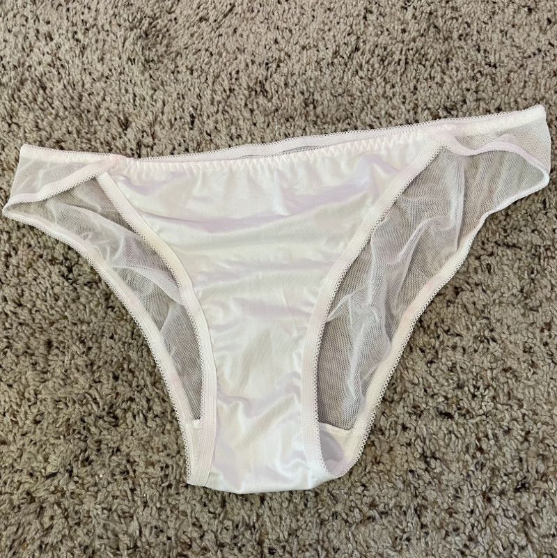 White sheer panties