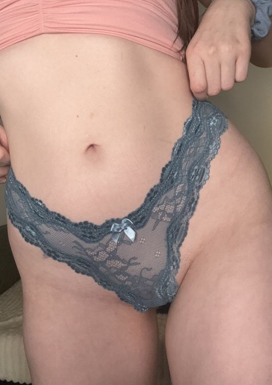 Lacey Blue Thong