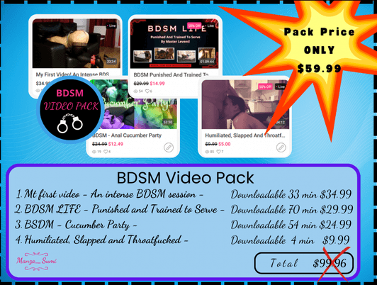 BDSM Value Vid Pack