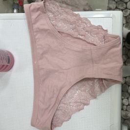 Pink cotton panties