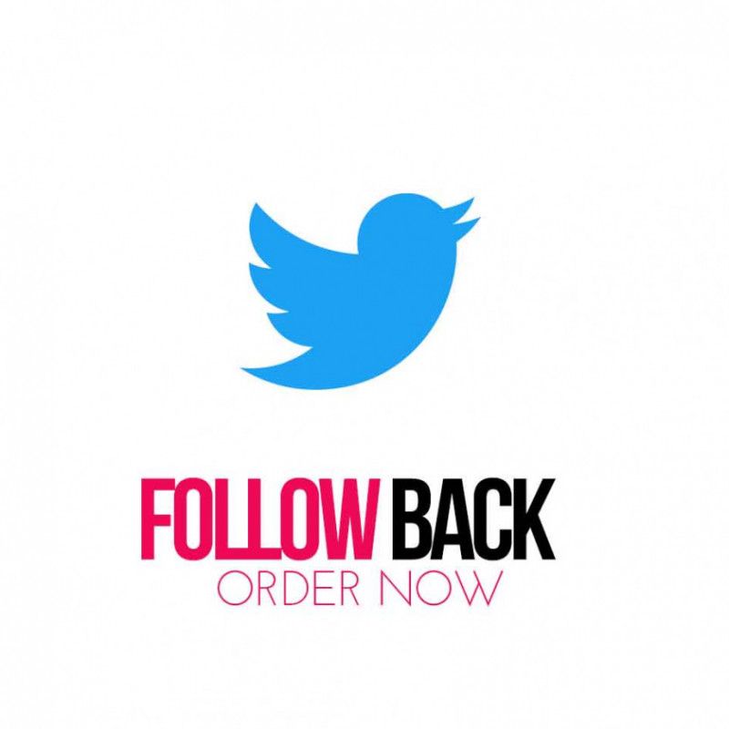 Follow back on Twitter