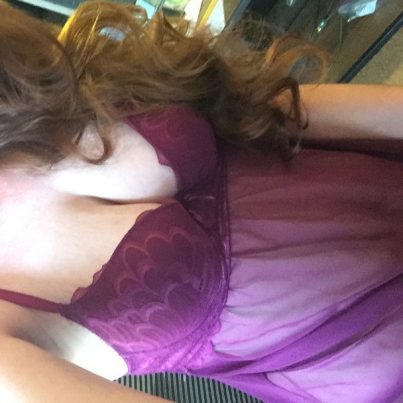 Maroon Nightie and thong