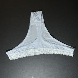 Mayas Light Blue Lacey Thong