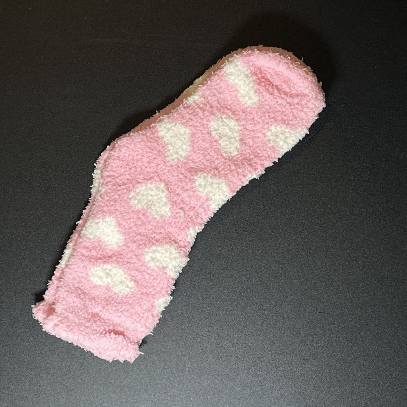 Mayas Fuzzy Pink Socks